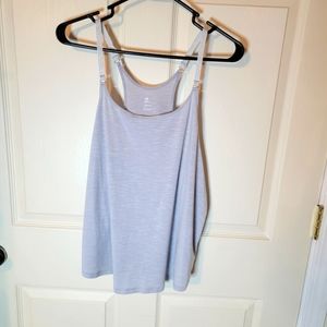 GAPfit NWT Light Grey sparkle straps Tank Top